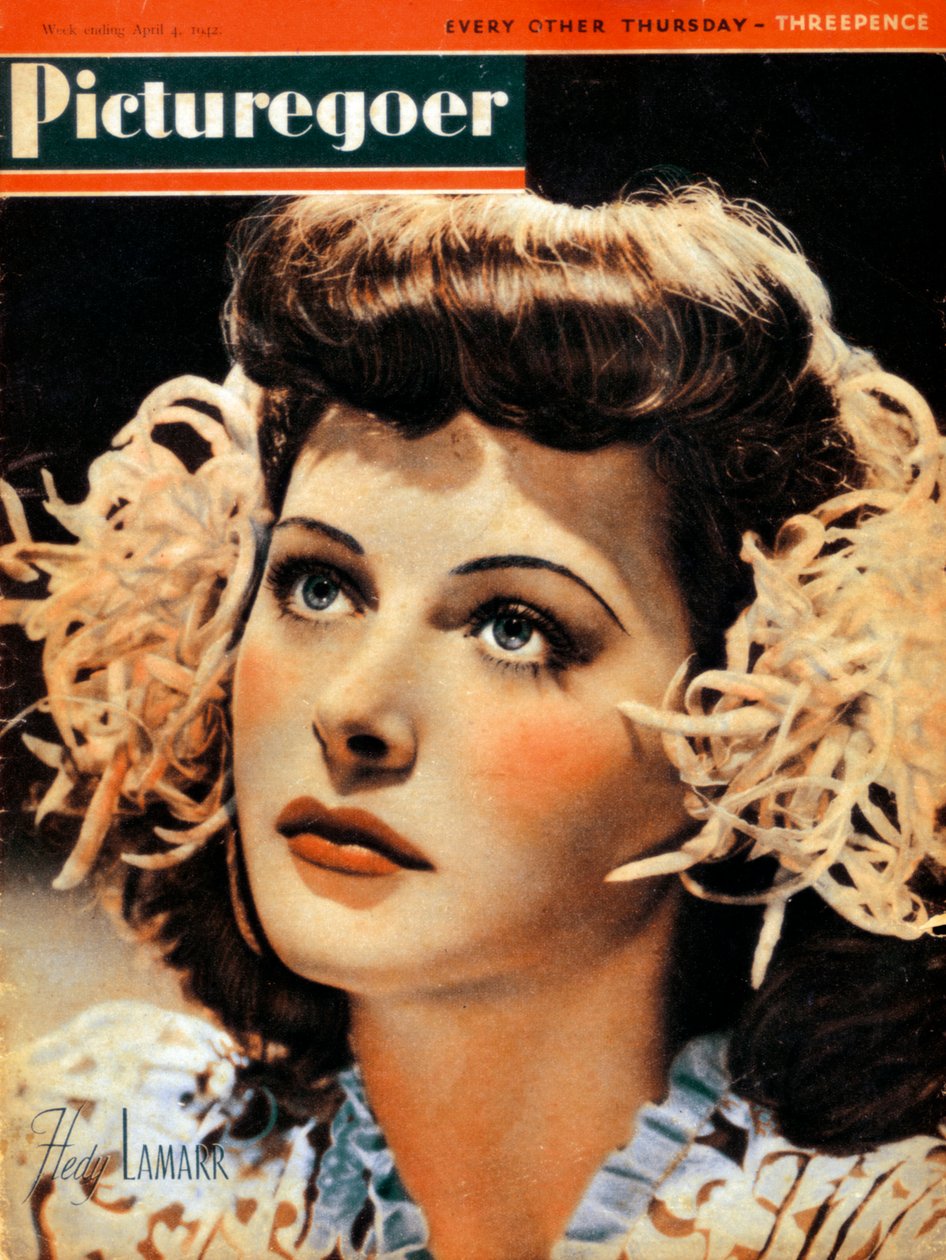 Hedy Lamarr 1914-2000, actriz estadounidense nacida en Austria de Unbekannt