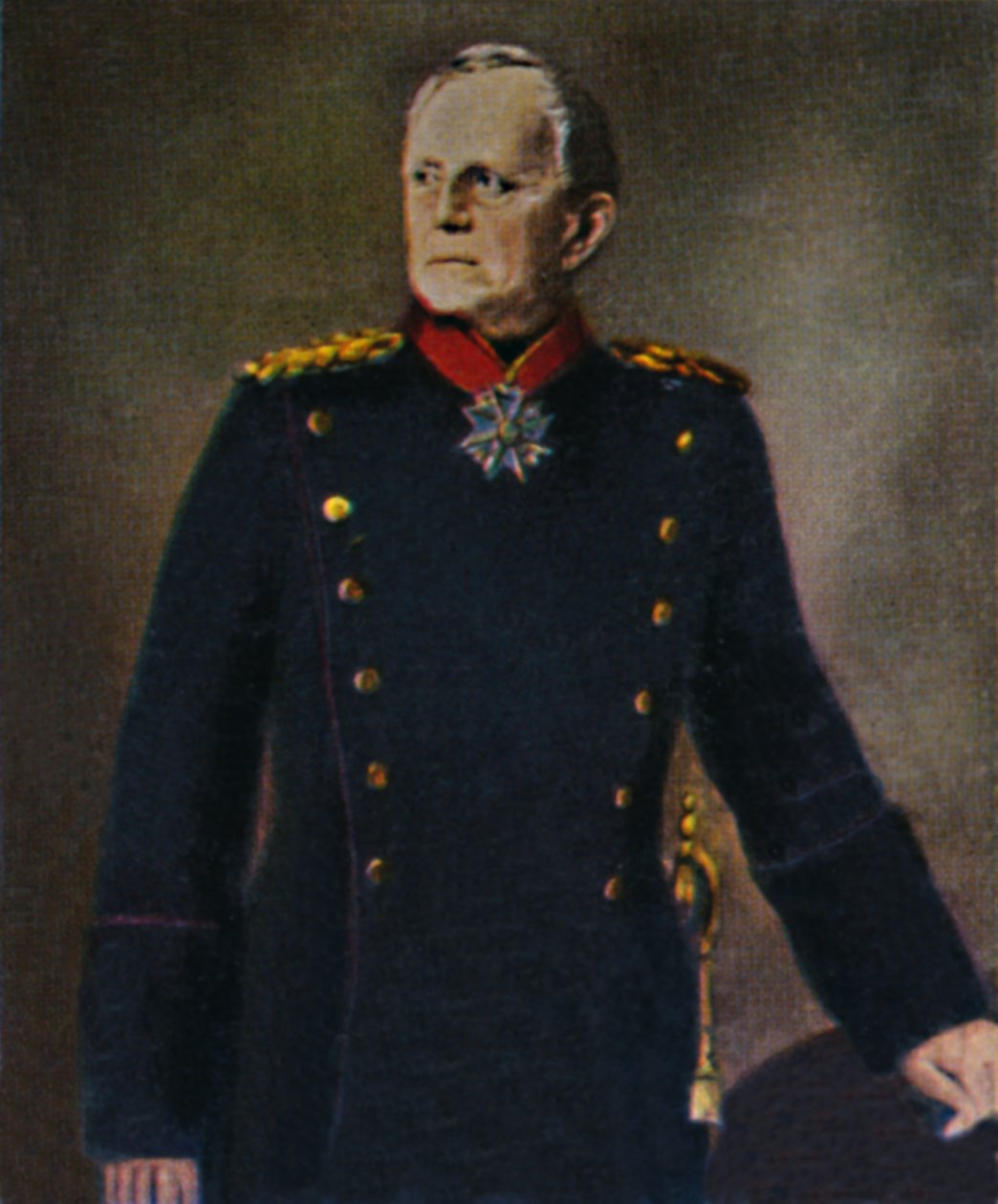 Helmuth von Moltke 1800-1891 - Pintura de Lenbach, 1934 de Unbekannt