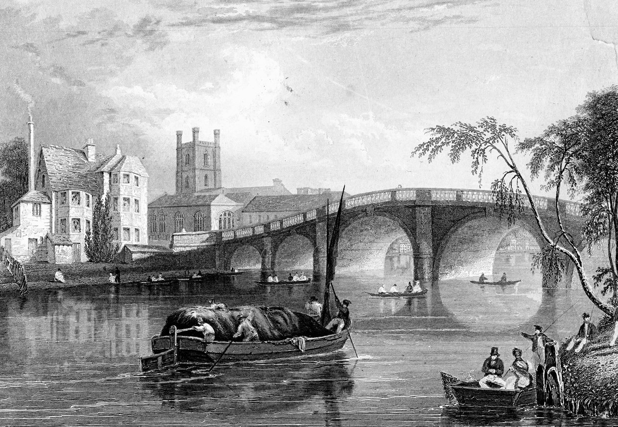 Puente de Henley, Henley-on-Thames, Londres, 1803 de Unbekannt