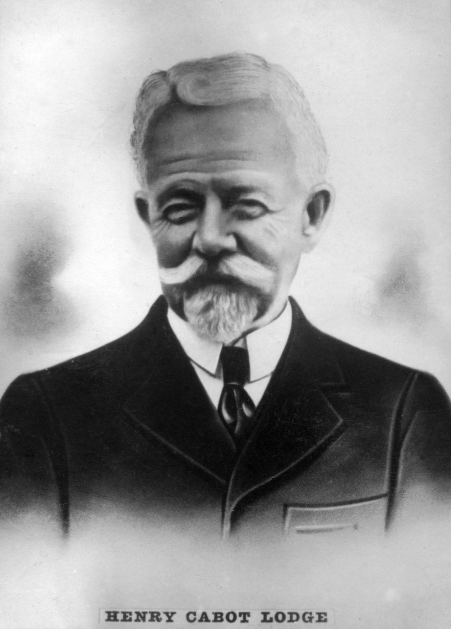 Henry Cabot Slim Lodge 1850-1924, senador republicano e historiador estadounidense, c1910 de Unbekannt