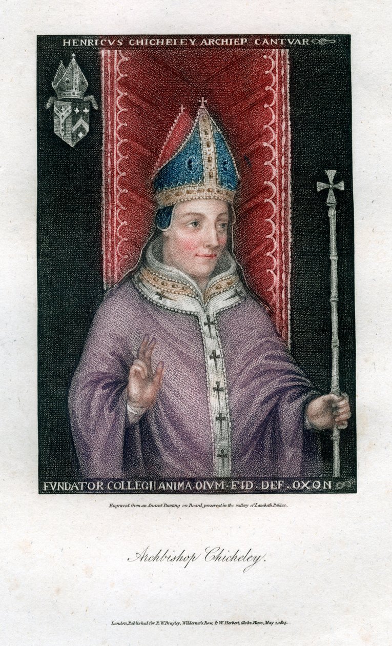 Henry Chicheley, Arzobispo de Canterbury, 1805 de Unbekannt