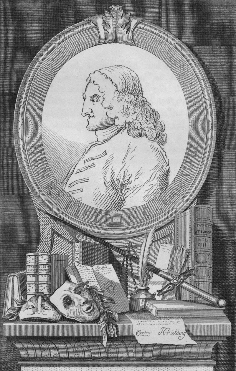 Henry Fielding, c1754, 1827 de Unbekannt