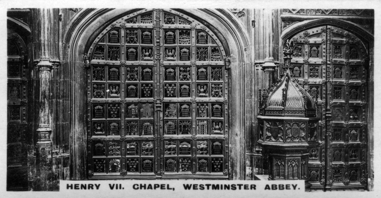 Capilla de Enrique VII, Abadía de Westminster, Londres, c1920s de Unbekannt