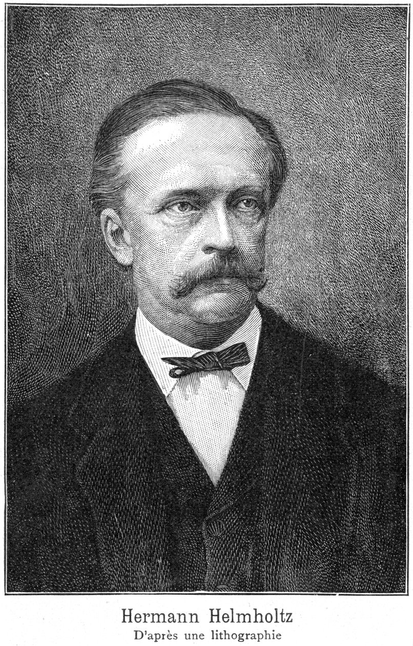 Hermann von Helmholtz 1821-1894, físico alemán, siglo XIX de Unbekannt