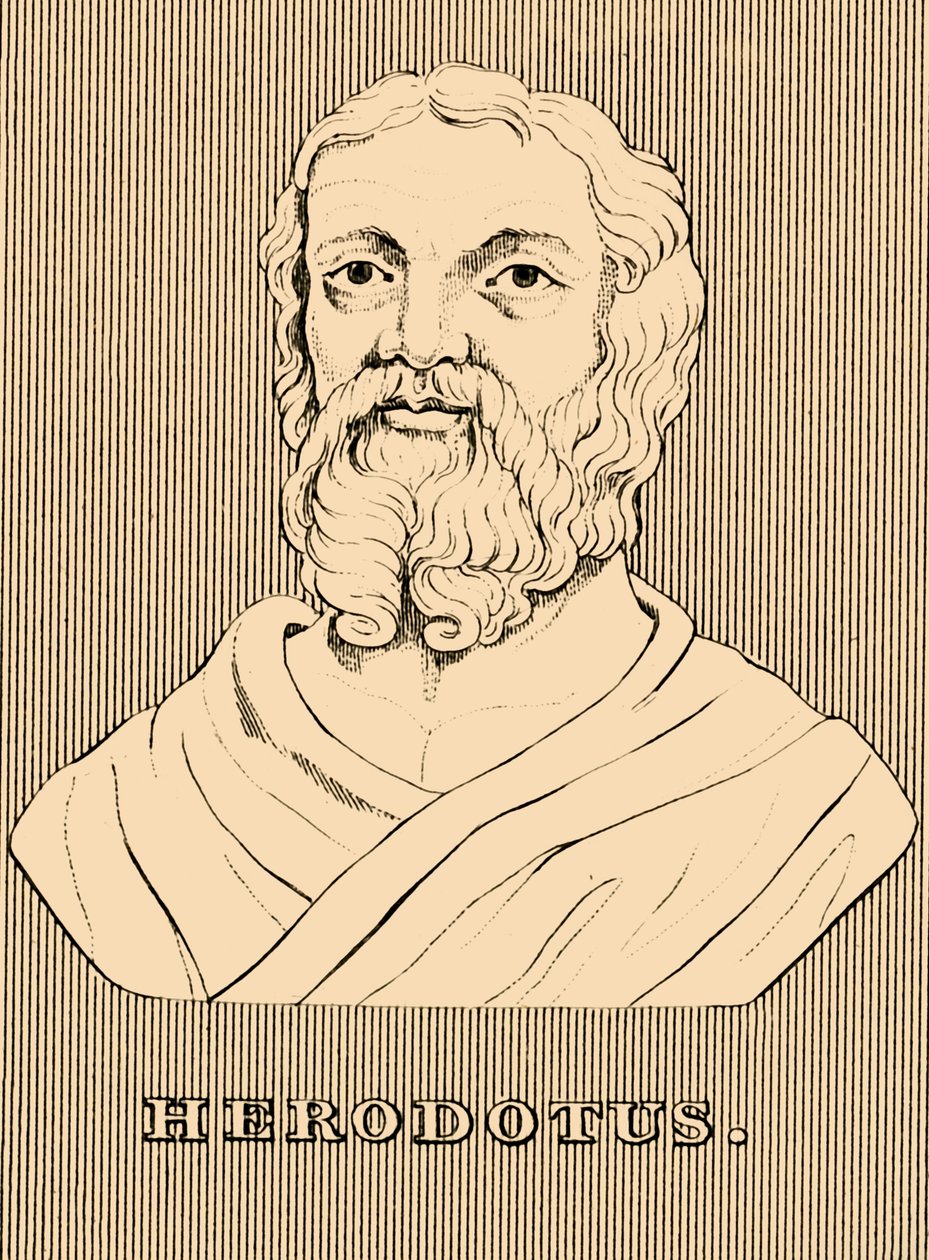 Heródoto, c484-c425 a.C., 1830 de Unbekannt