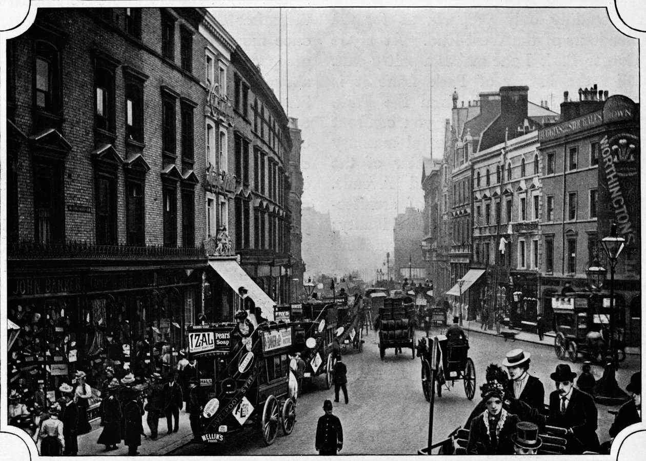 High Street, Kensington, Londres, c. 1900-1901 de Unbekannt