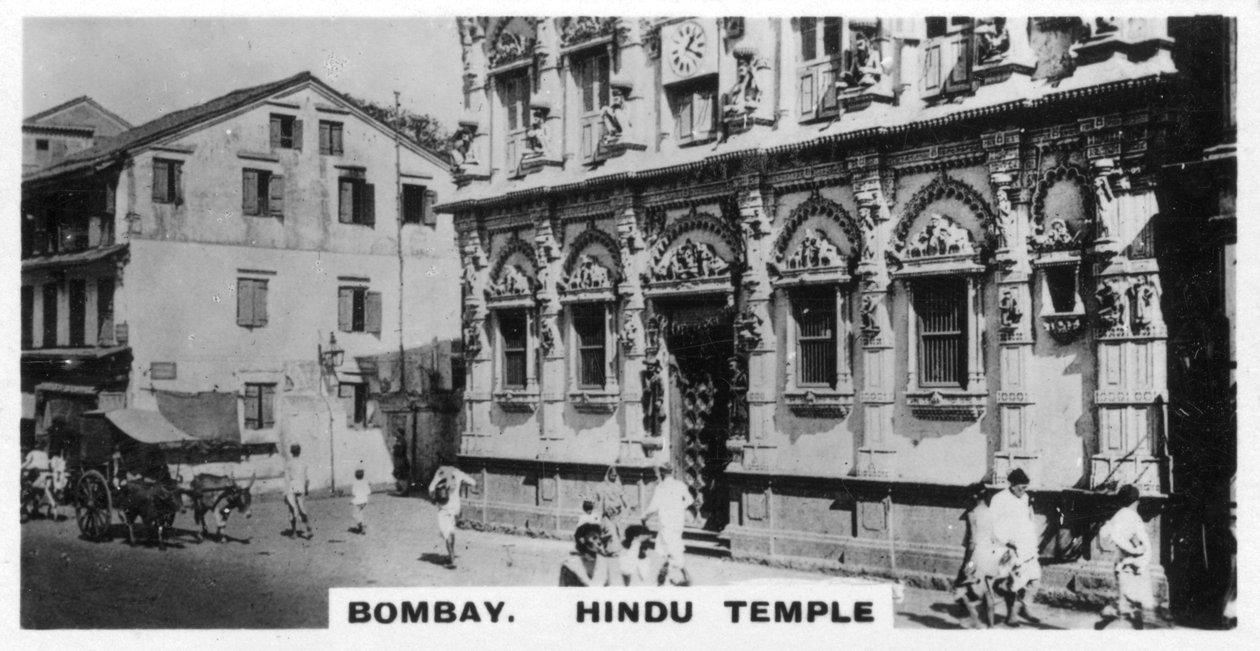 Templo hindú, Bombay, India, c. 1925 de Unbekannt
