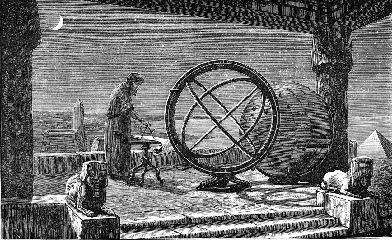 Hiparco, astrónomo griego antiguo, siglo II a.C. c1880 de Unbekannt