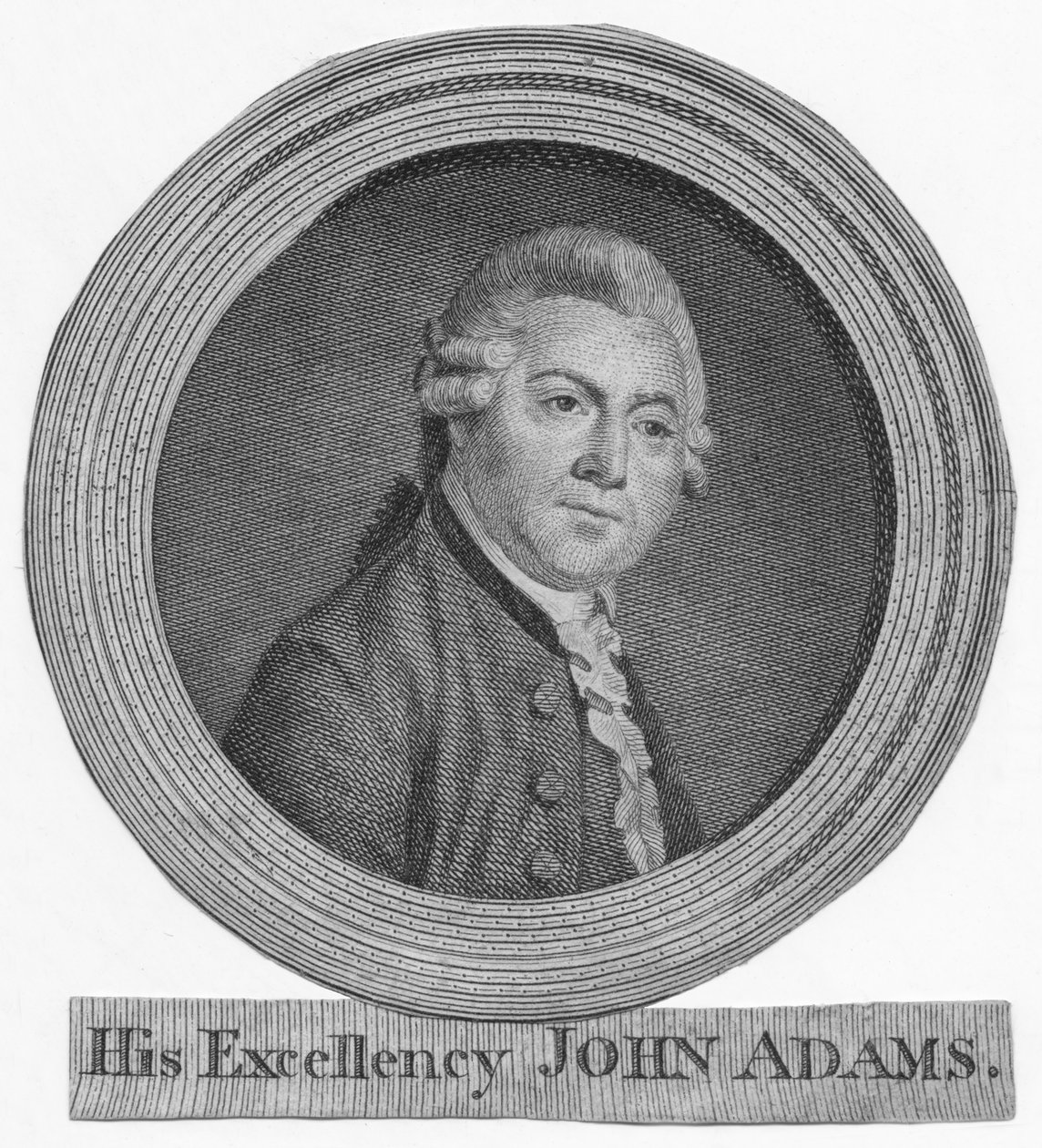 Su Excelencia John Adams, c1783 de Unbekannt