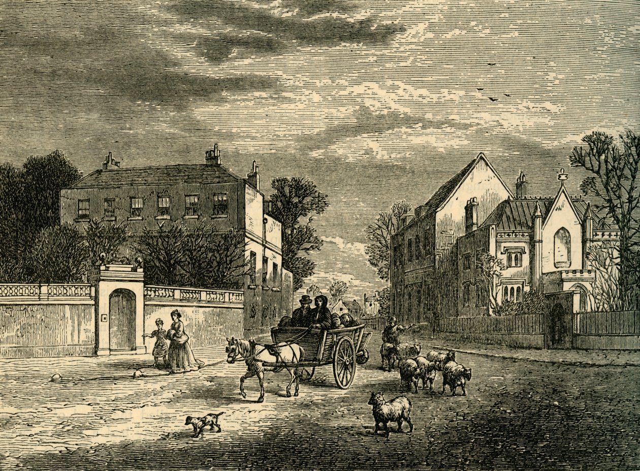 Holcrofts y el Priorato, Fulham, c. 1878 de Unbekannt
