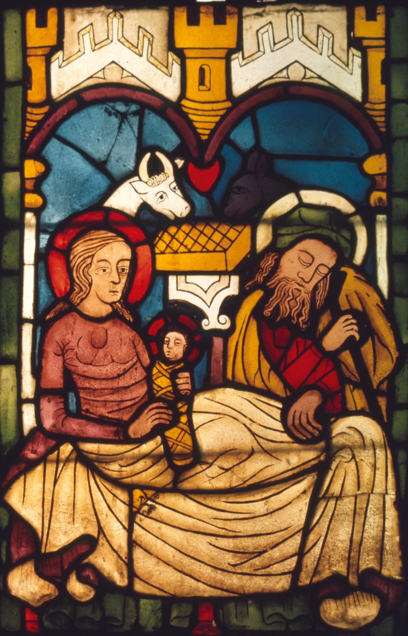 Sagrada Familia en el establo de una iglesia sueca, siglo XX de Unbekannt
