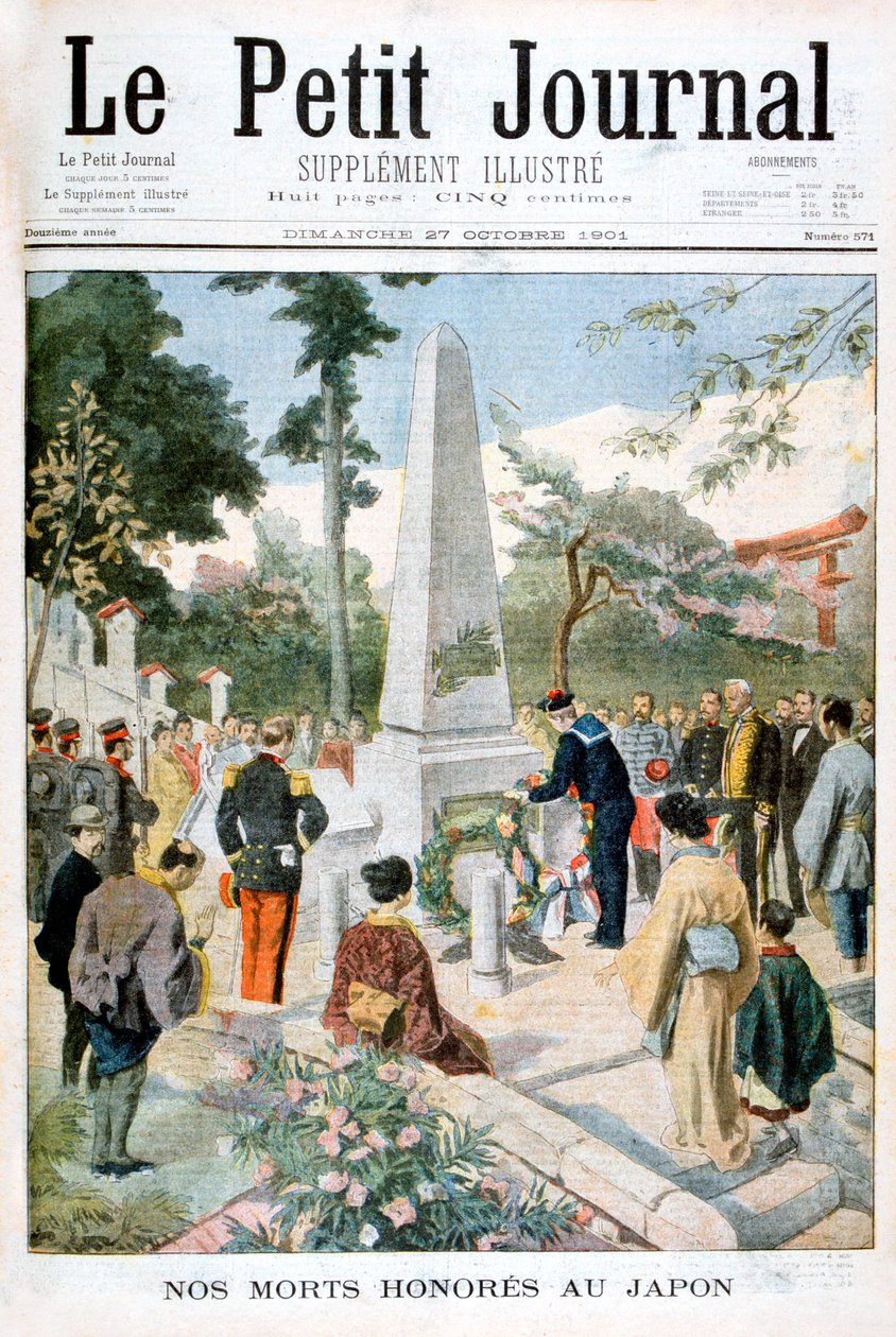 Honrando a nuestros muertos en Japón, 1901 de Unbekannt