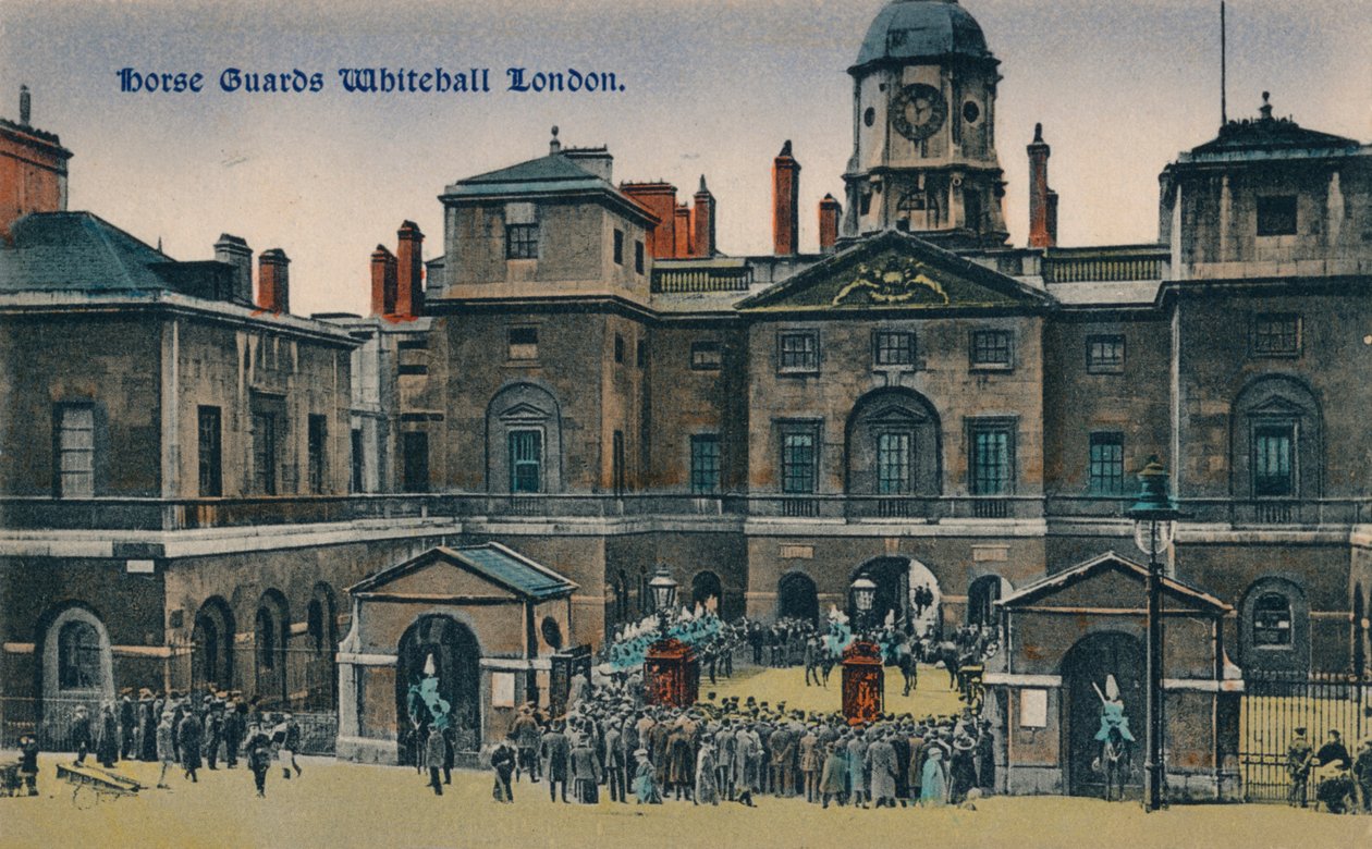 Guardias a Caballo Whitehall Londres, c. 1910 de Unbekannt