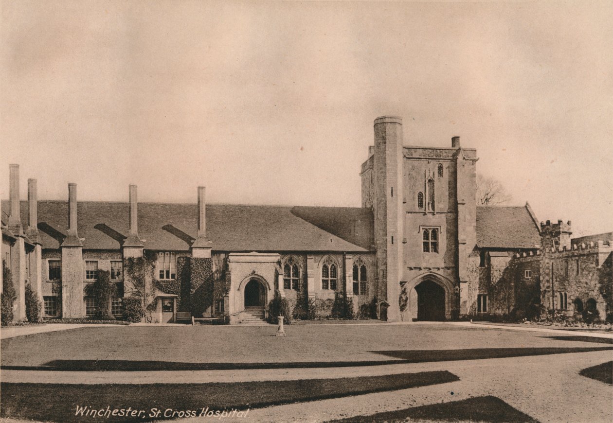Hospital de St Cross, Winchester, Hampshire, principios del siglo XX de Unbekannt