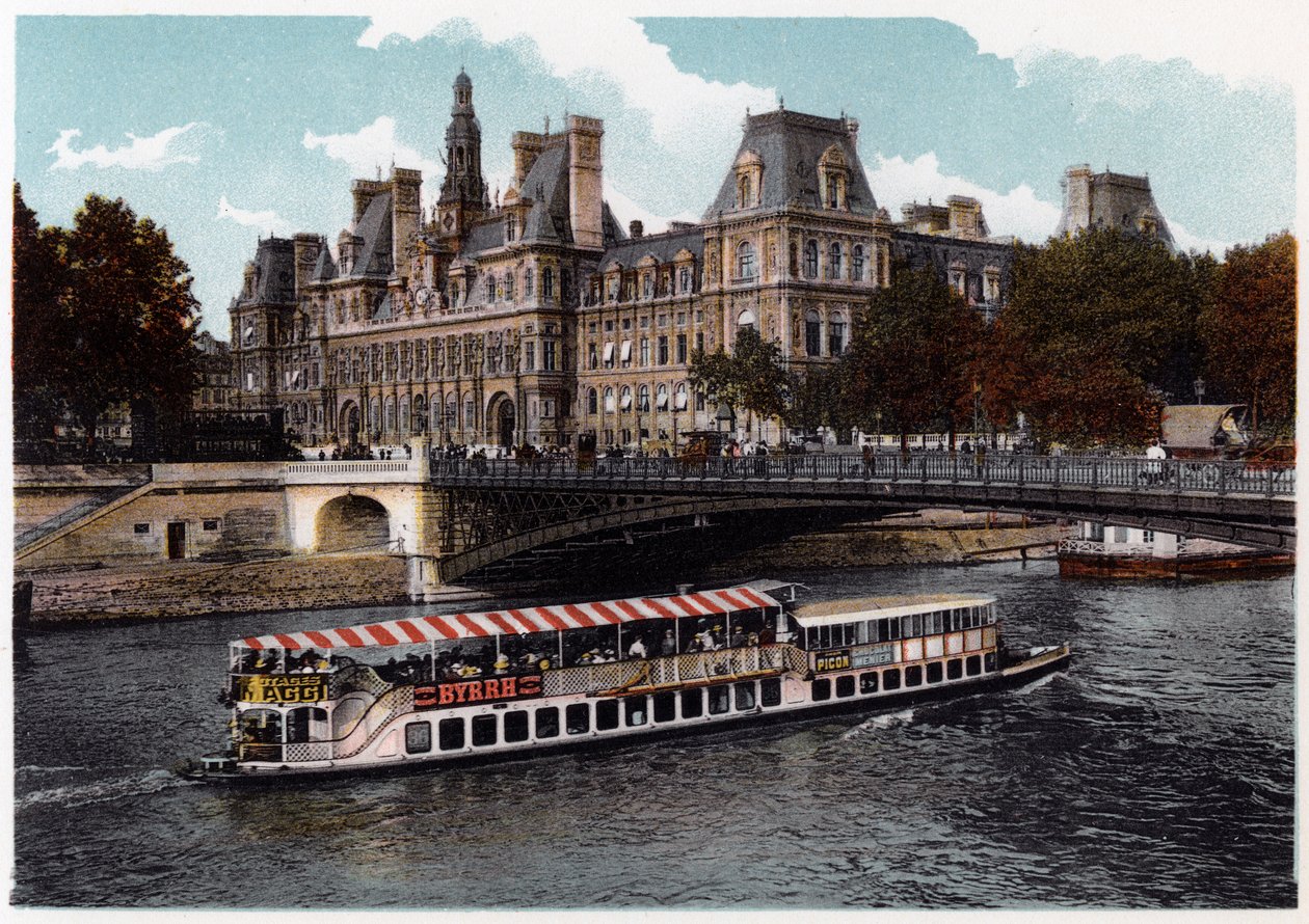 Hotel de Ville, París, c1900 de Unbekannt