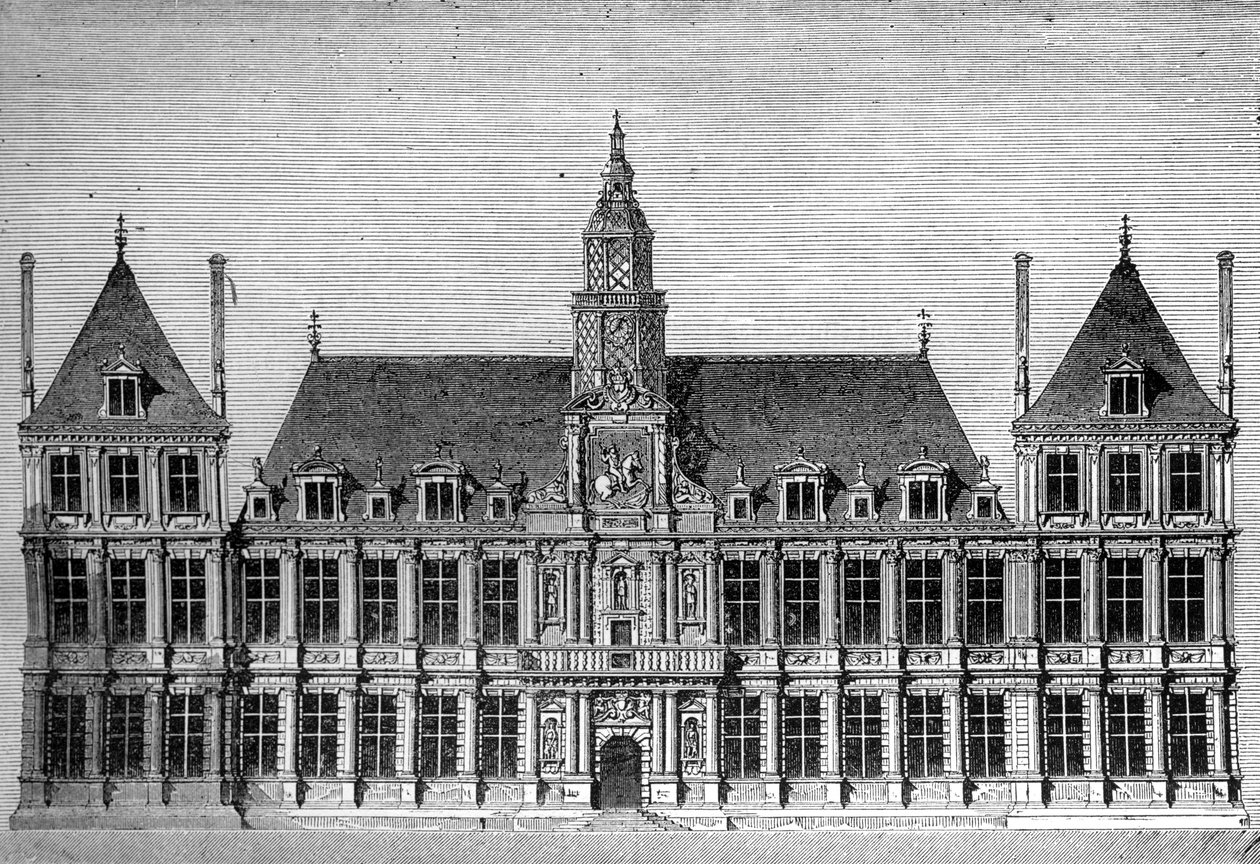 Hotel de Ville, Reims, Francia, 1882-1884 de Unbekannt