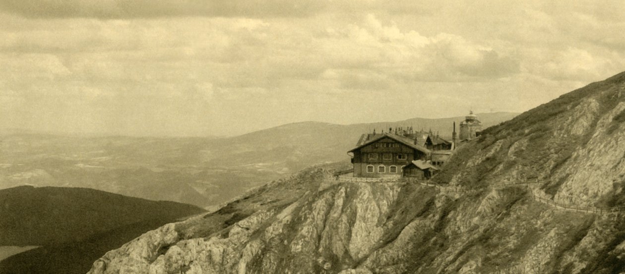 Hotel en el Schneeberg, Baja Austria, c1935 de Unbekannt