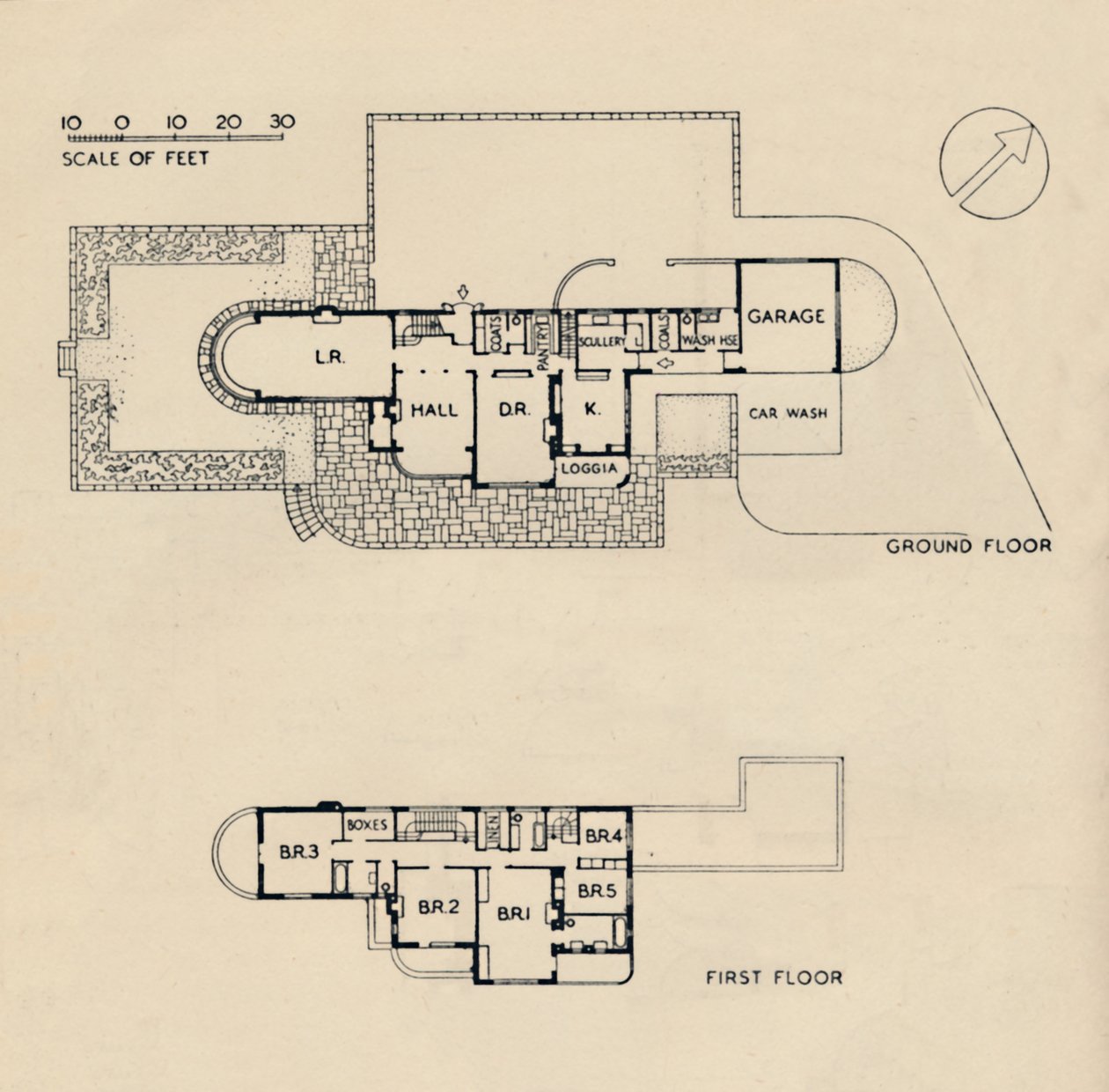 Casa en Burn Bridge por el difunto John Procter, F.R.I.B.A., 1942 de Unbekannt