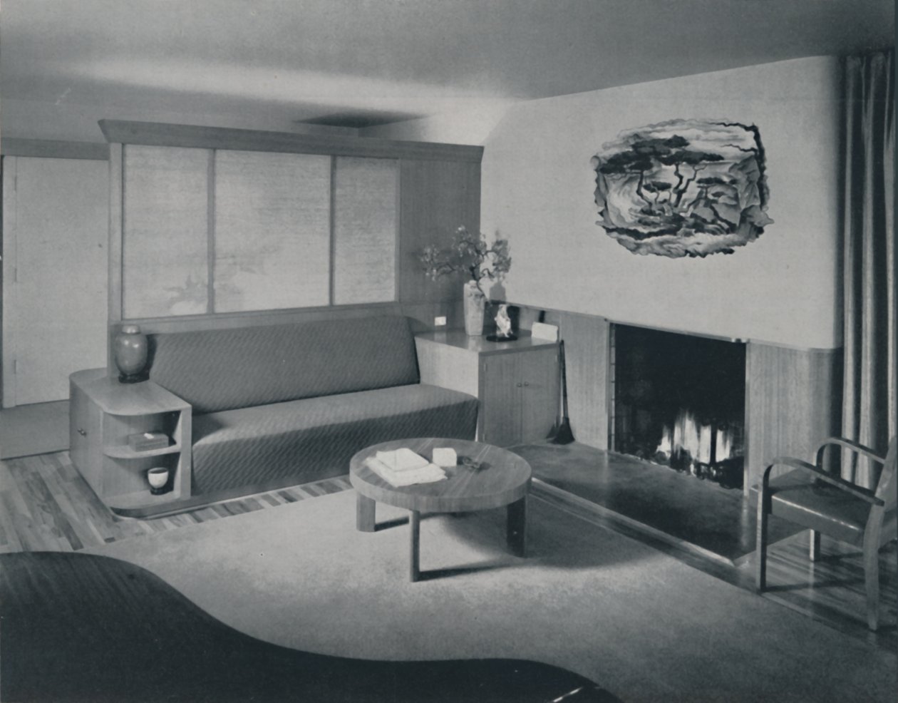 Casa en Pomona, California - la sala de estar desde el otro lado de la partición de Unbekannt