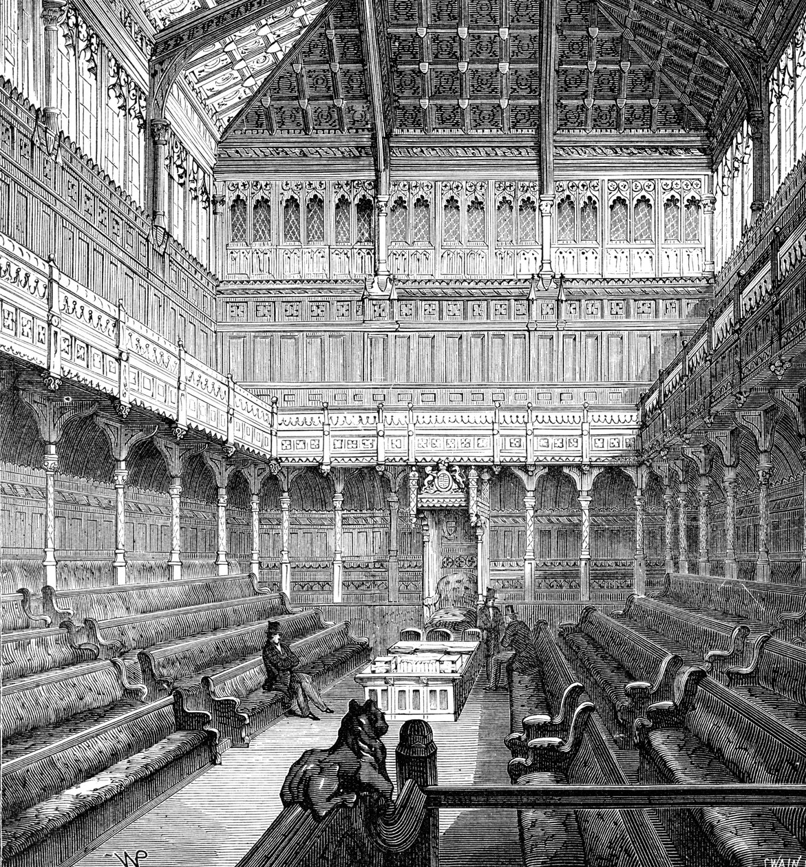Cámara de los Comunes, Westminster, Londres, 1900 de Unbekannt