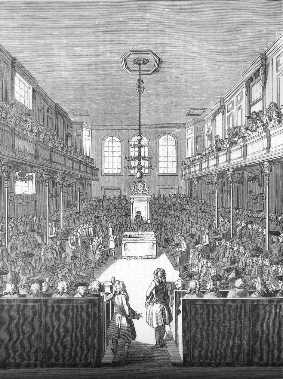 Cámara de los Comunes en la época de Jorge II de Unbekannt