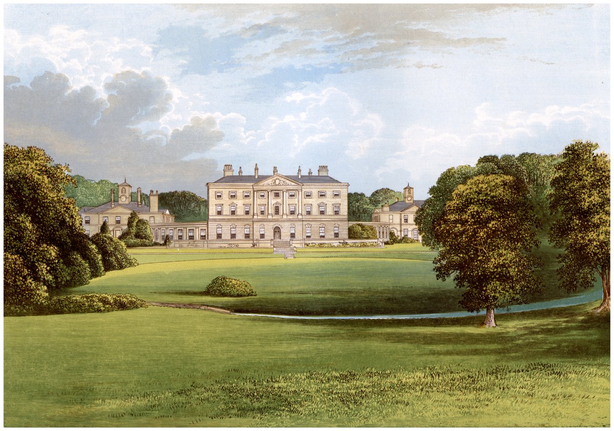 Howick Hall, Northumberland, hogar de Earl Grey, c. 1880 de Unbekannt