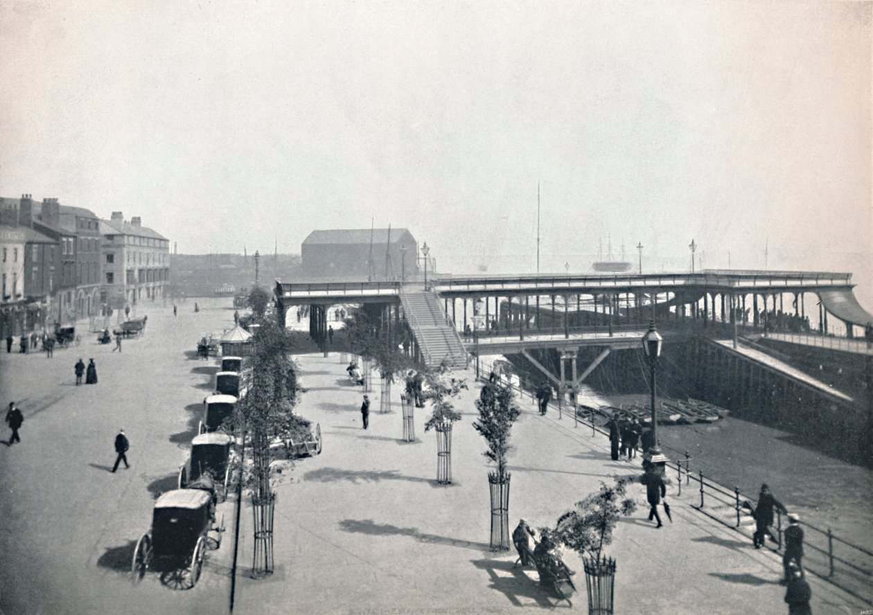 Hull - El Muelle y el Frente, 1895 de Unbekannt