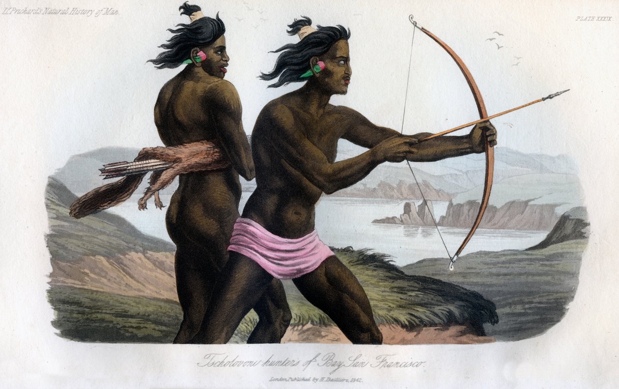Cazadores de la Bahía de San Francisco, 1848 de Unbekannt