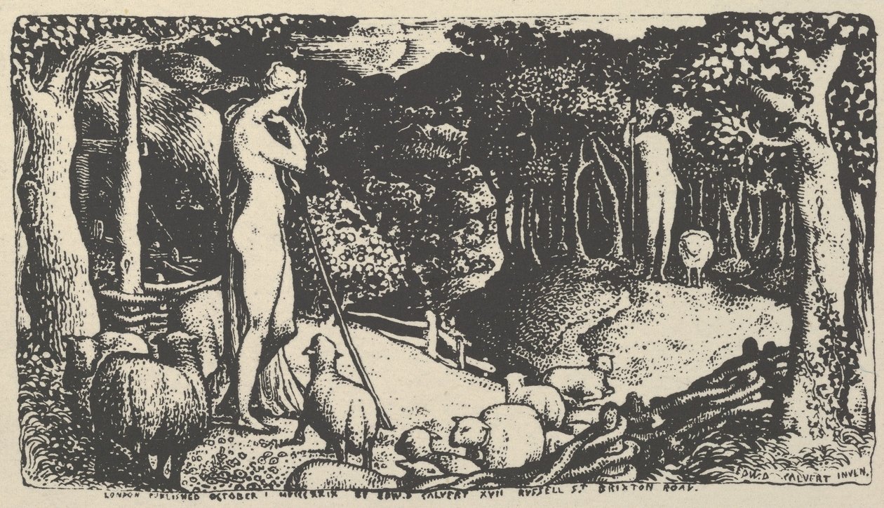 Vida Pastoral Ideal reproducida para el Memoir de Calvert, 1904 de Unbekannt
