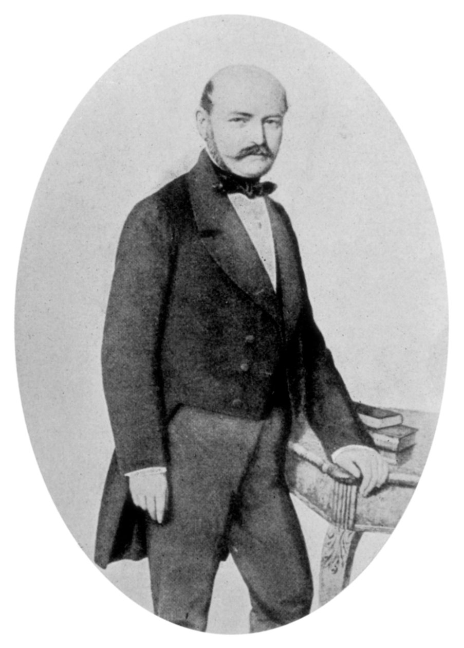 Ignaz Philip Semmelweis 1818-1865, obstetra húngaro, siglo XIX de Unbekannt