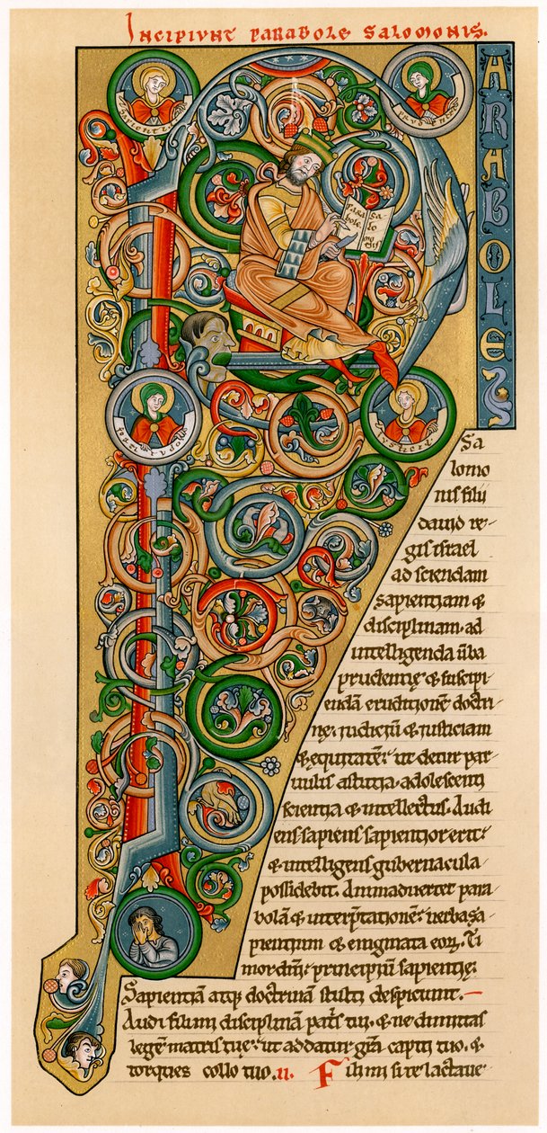 Inicial iluminada P, 1172 de Unbekannt