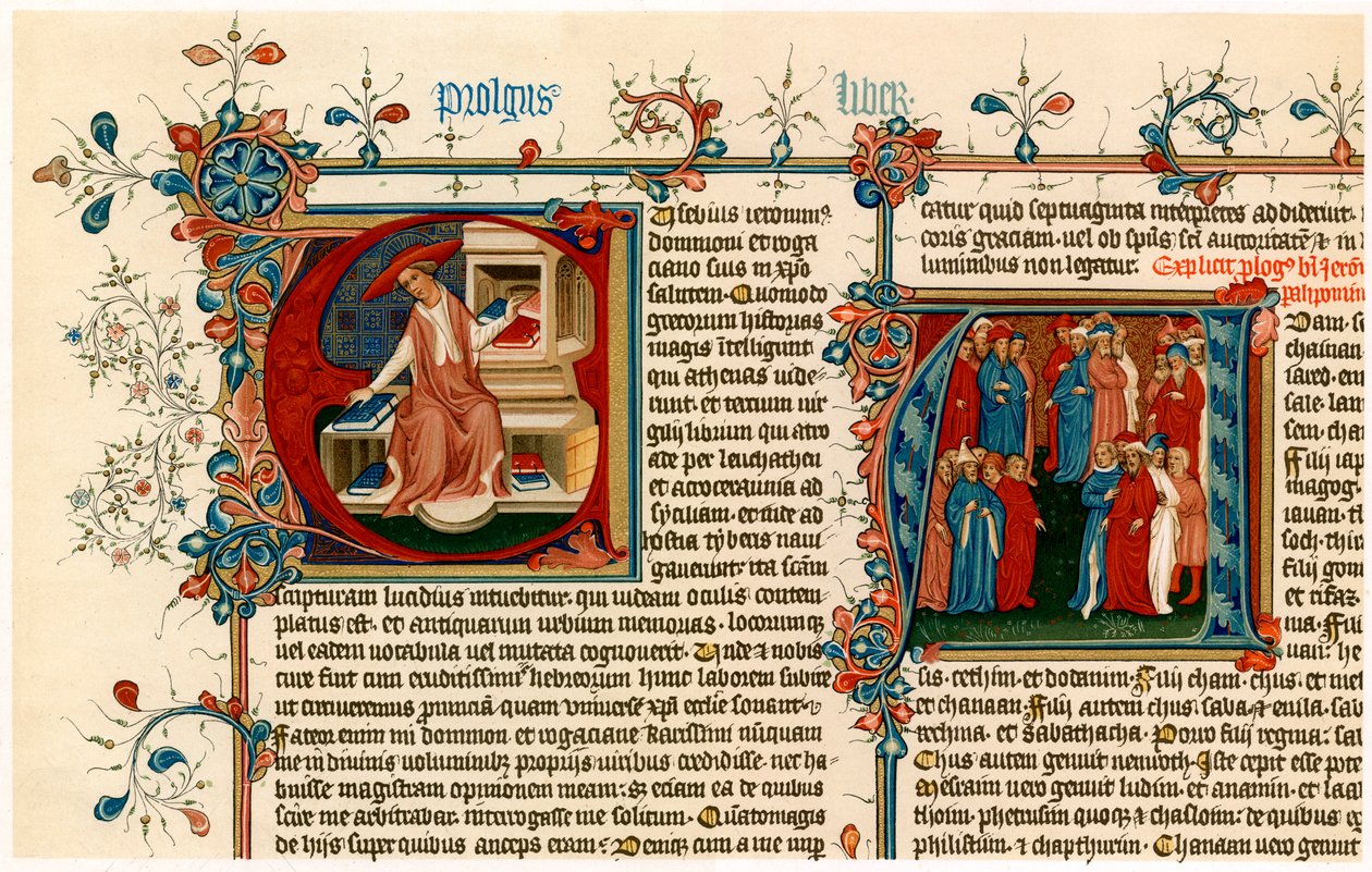 Letras iniciales iluminadas, 1405-1415 de Unbekannt