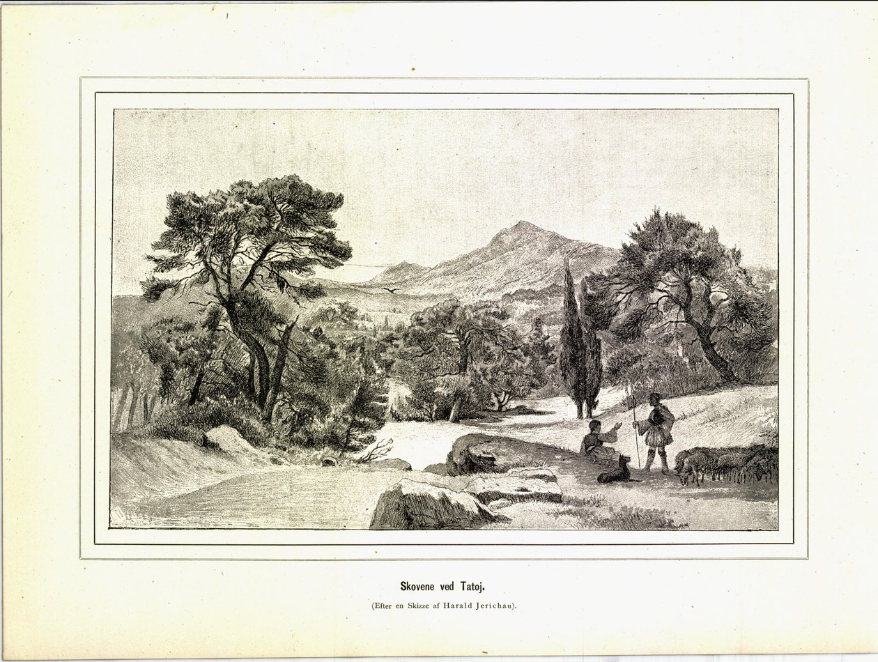 Ilustración tomada del libro Brogede rejsebilleder de Jerichau-Baumann, Elisabeth y publicado por Forlagsbureauet (Copenhague, 1881) de Unbekannt