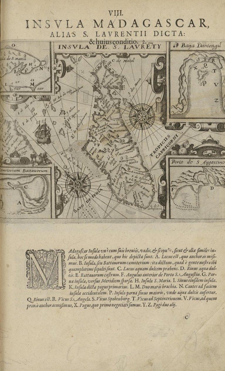 Ilustración del libro India Orientalis de autor desconocido y publicado por Excudebat Matthaeus BeckerusFrancofurti, 1598-1628 (de, 1601) de Unbekannt