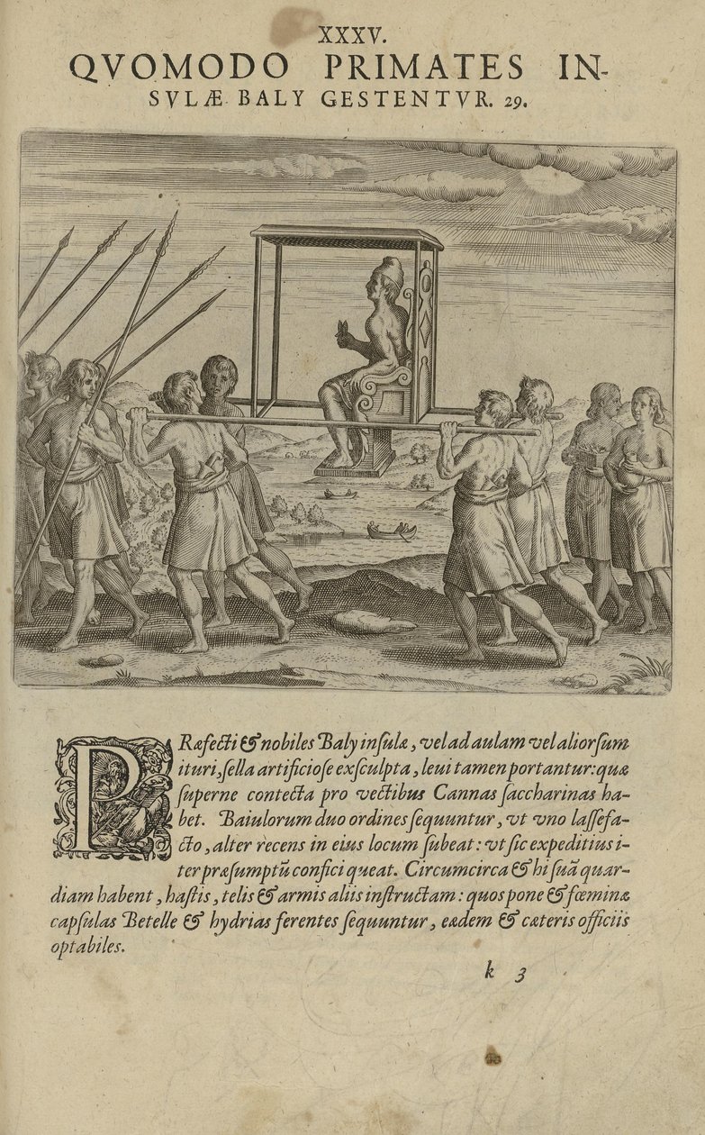 Ilustración del libro India Orientalis de autor desconocido y publicado por Excudebat Matthaeus Beckerus de Unbekannt