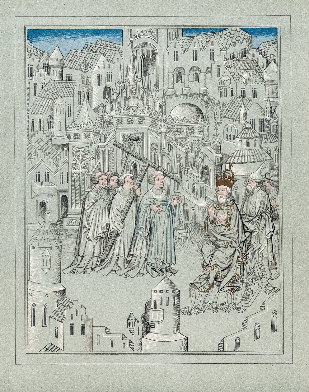 Ilustración de los viajes del legendario caballero inglés Sir John Mandeville de Unbekannt