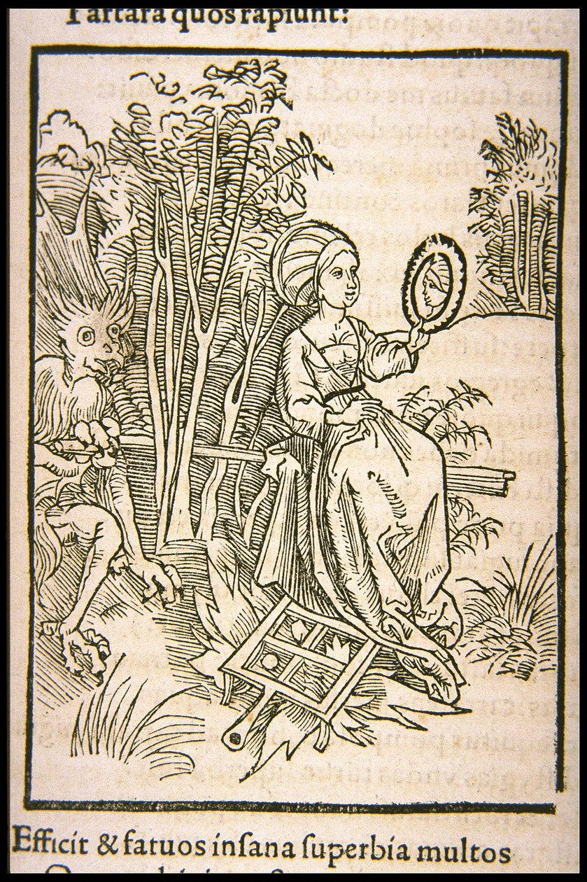 Ilustración para el libro La nave de los necios de Sebastian Brant, 1497 de Unbekannt