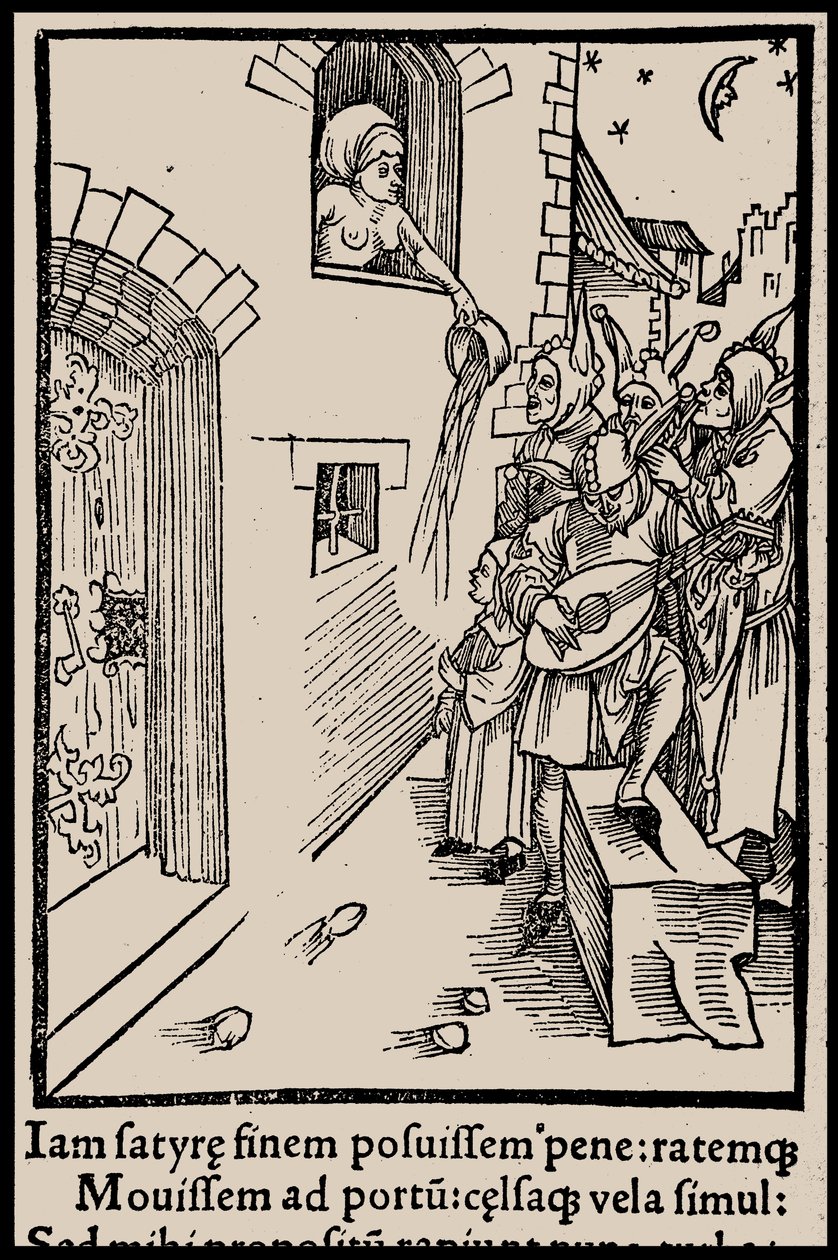 Ilustración del libro La nave de los locos de Sebastian Brant de Unbekannt