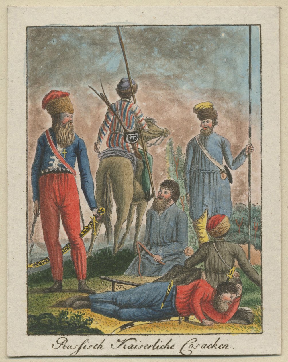 Cosacos Imperiales Rusos, 1799 de Unbekannt