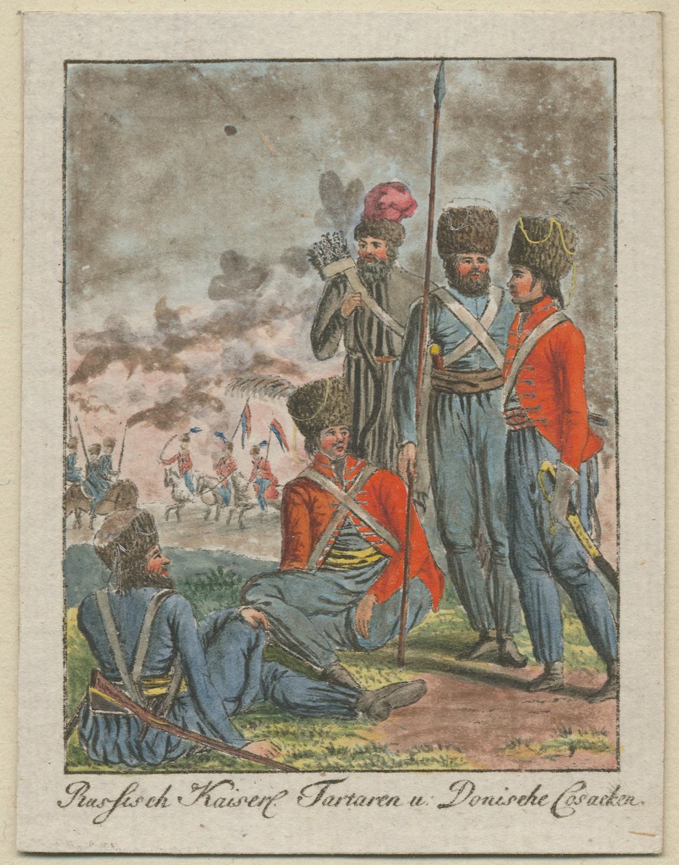 Cosacos imperiales rusos, 1799 de Unbekannt