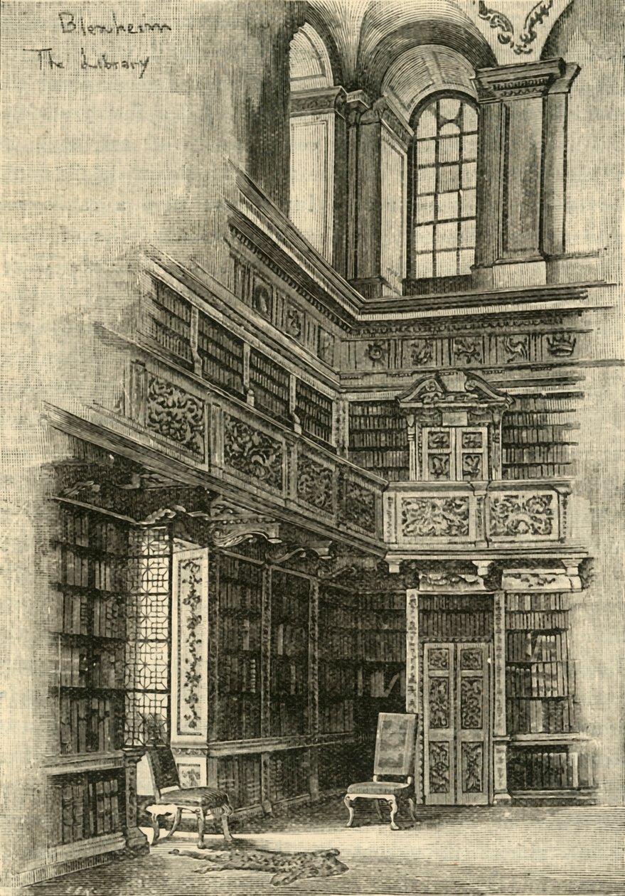 En la biblioteca, 1870 de Unbekannt