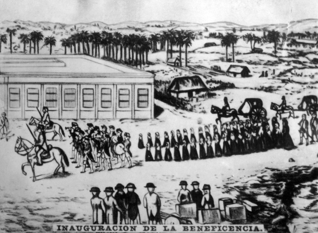 Inauguración de la Beneficencia, siglo XVIII, años 1920 de Unbekannt