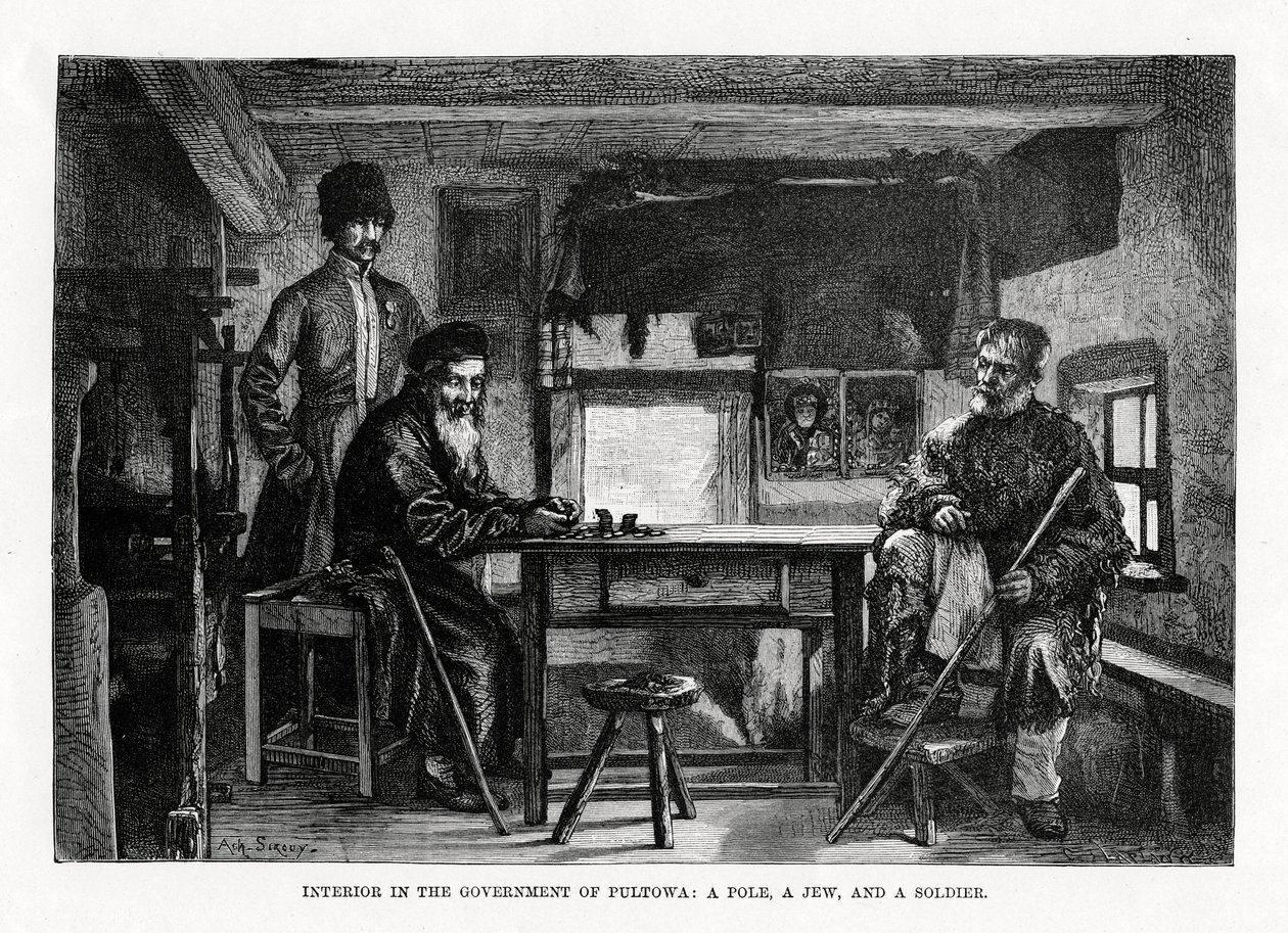 Interior en el Gobierno de Pultowa, Ucrania central, 1879 de Unbekannt
