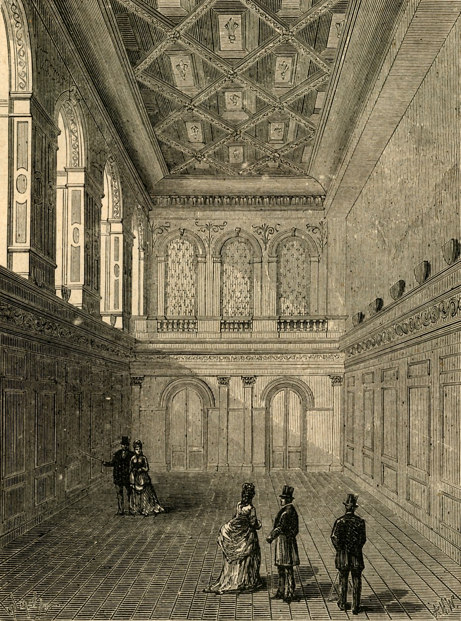 Interior del Salón de Merceros de Unbekannt