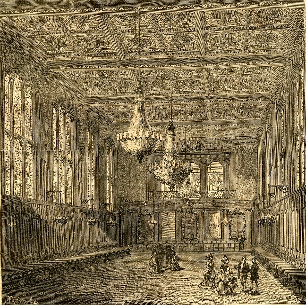 Interior del Merchant Taylors Hall, 1897 de Unbekannt