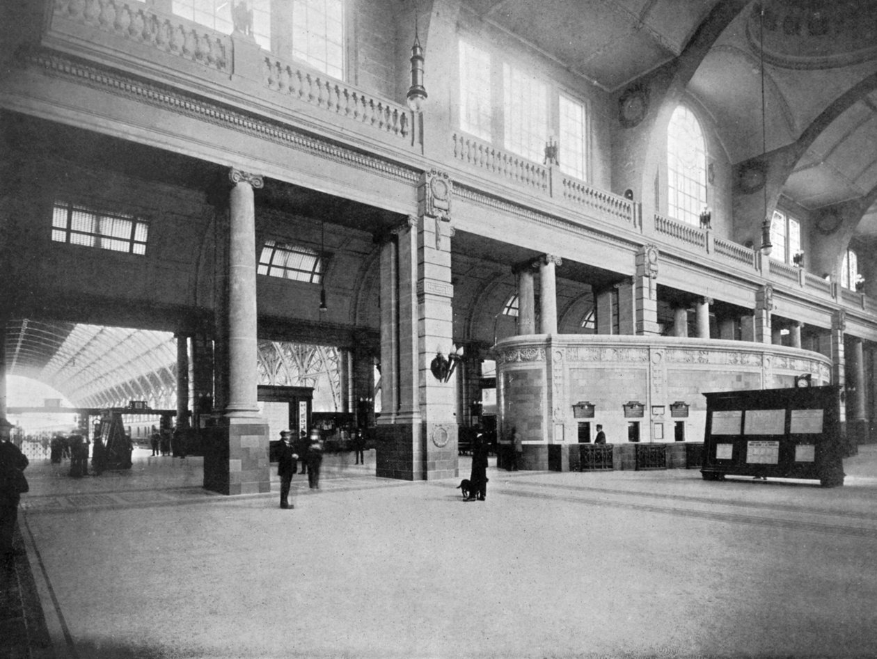 Interior de la estación de tren Retiro, Buenos Aires, Argentina de Unbekannt