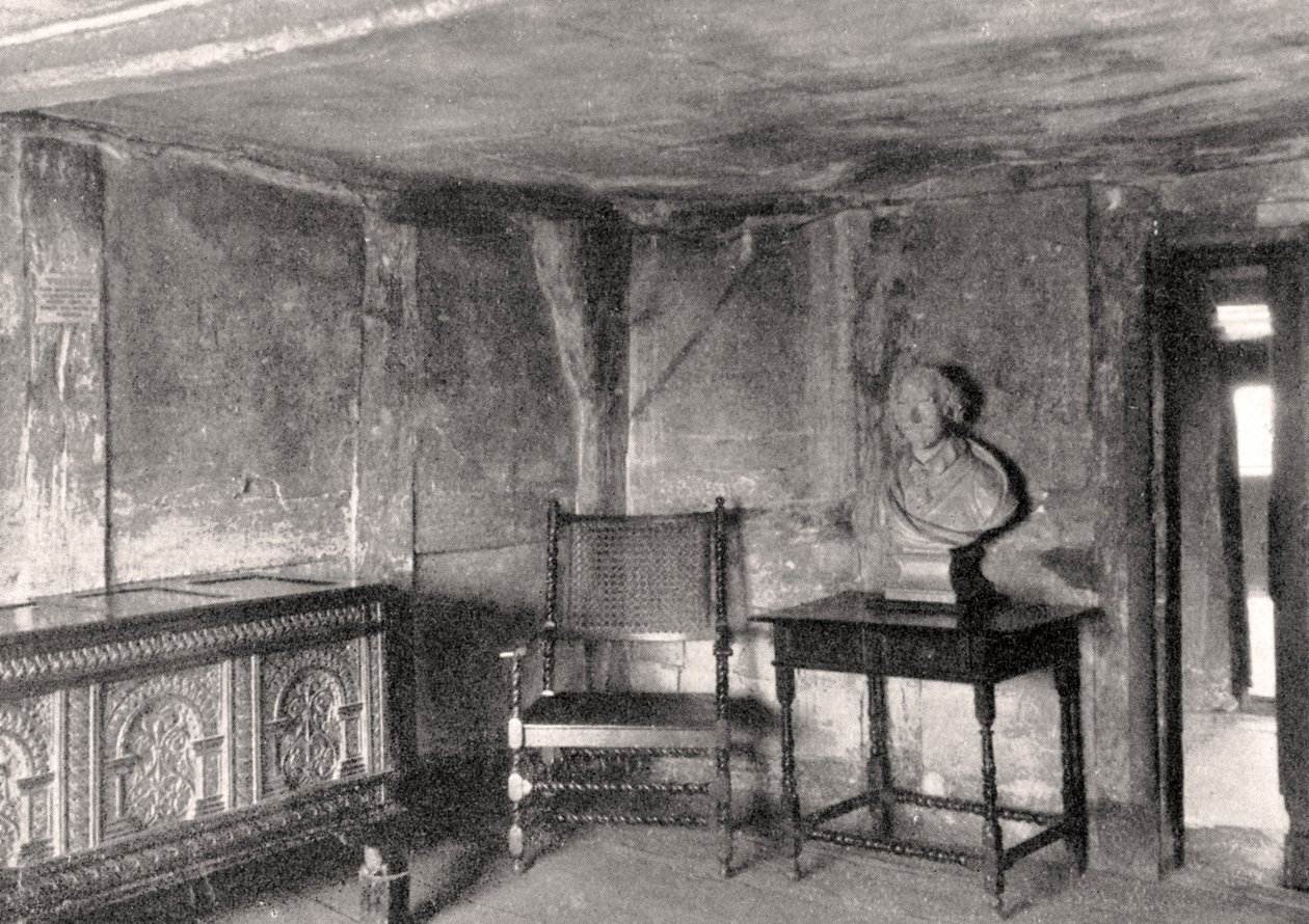 Interior de la casa de Shakespeare, Stratford-upon-Avon, Warwickshire, Inglaterra, 1924-1926 de Unbekannt