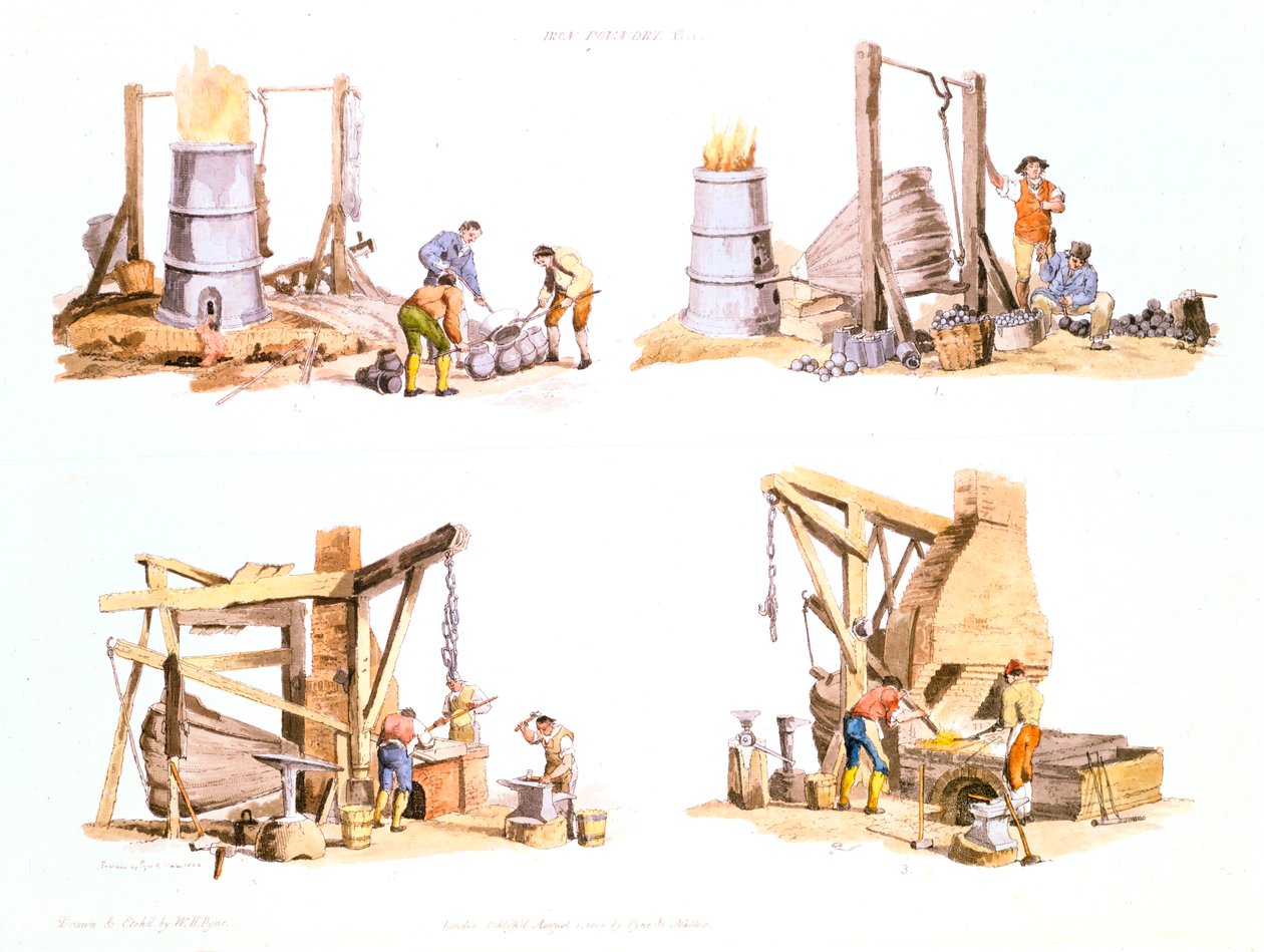 Fundición de hierro, 1802 de Unbekannt