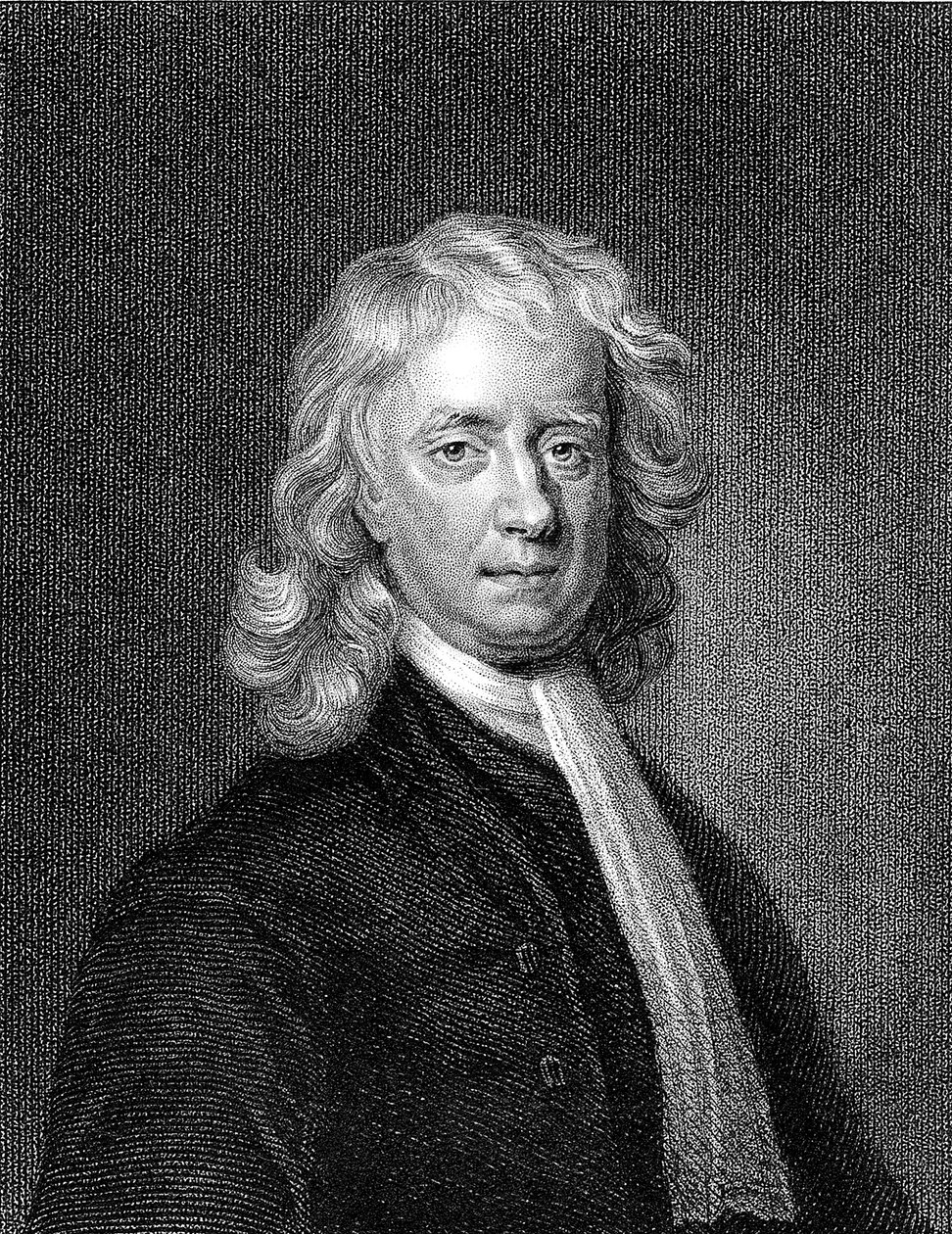 Isaac Newton, matemático y físico inglés de Unbekannt