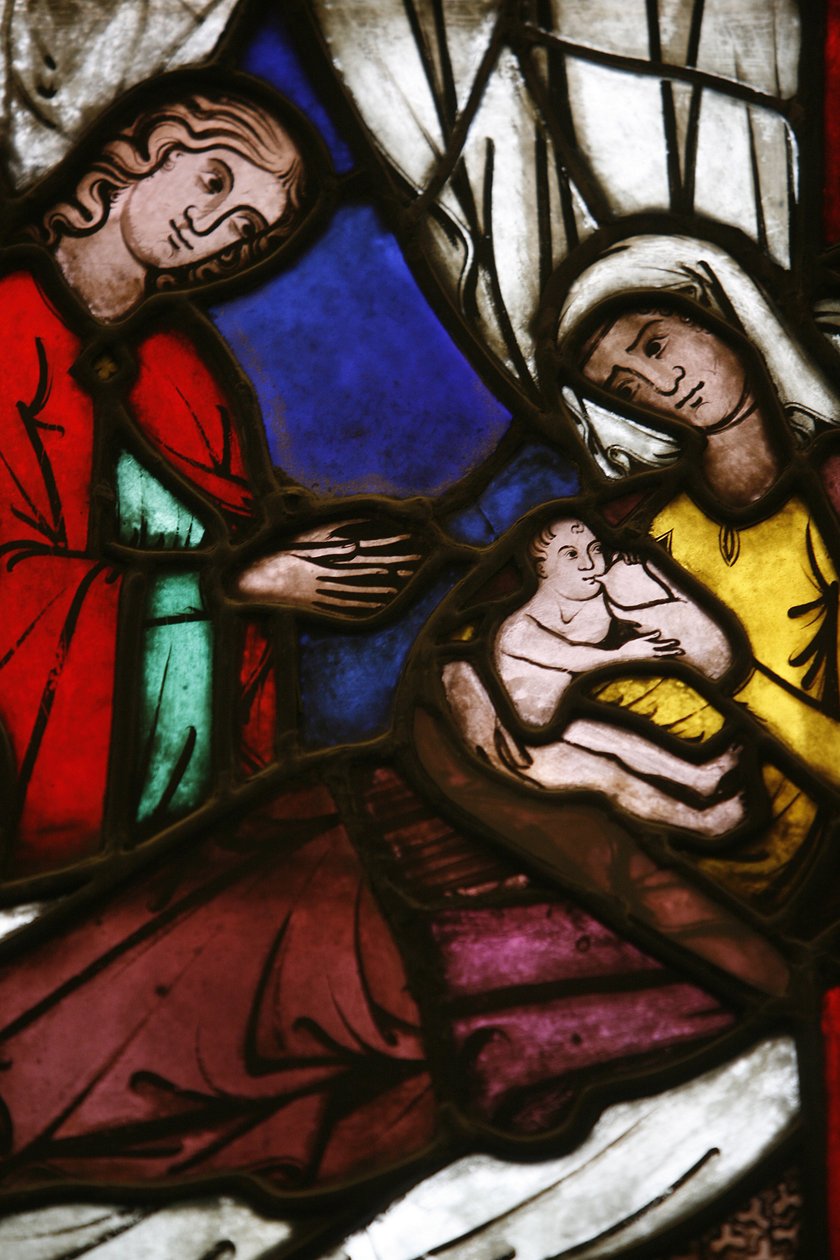 Nacimiento de Isaac, hijo de Abraham y Sara de Unbekannt